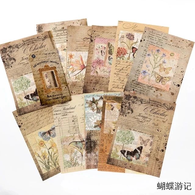 Time Box Series - Vintage Material Paper