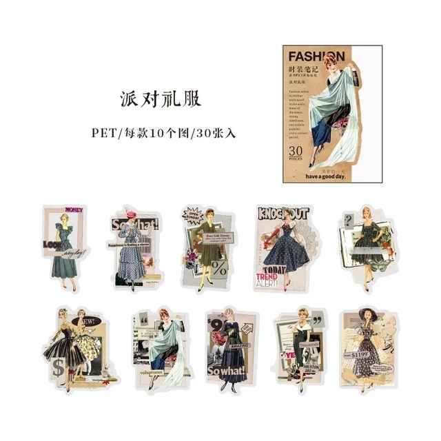 Fashion PET Stickers
