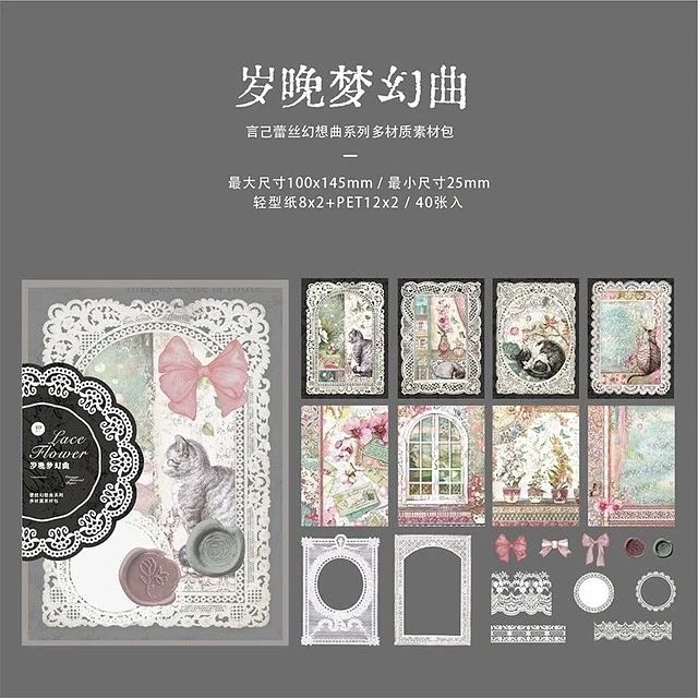 Retro Lace Border element pack