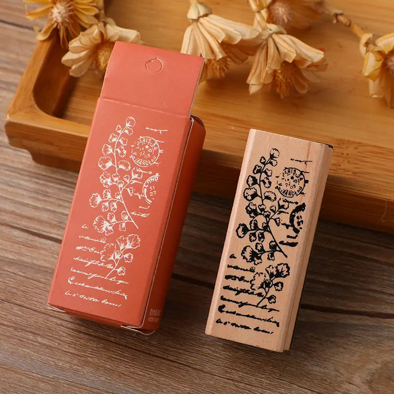 Wooden Rubber Stamps