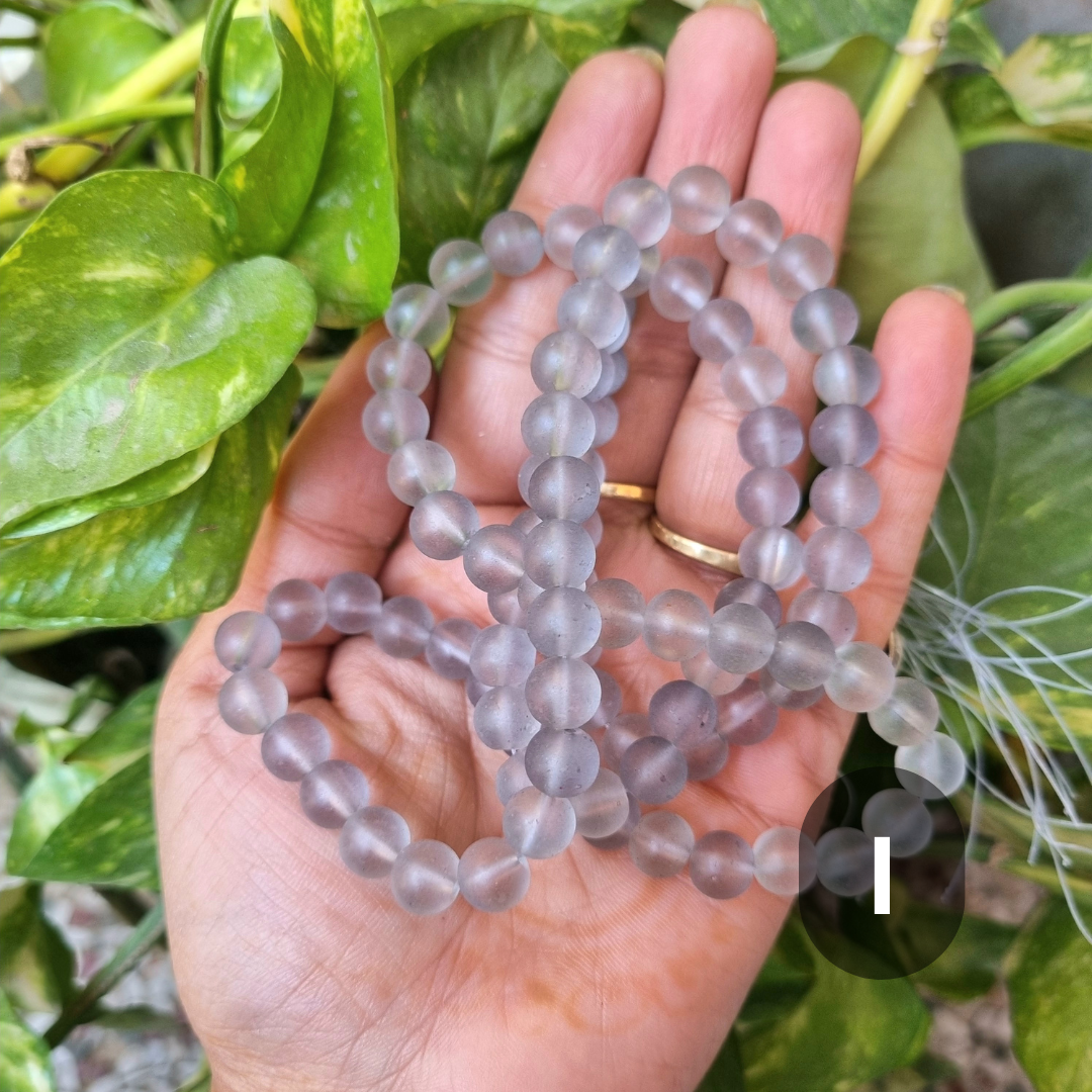 Frost/Matte Glass Beads