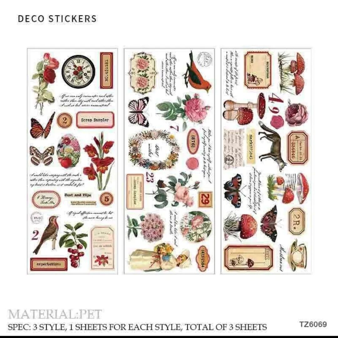 Journal PET Stickers