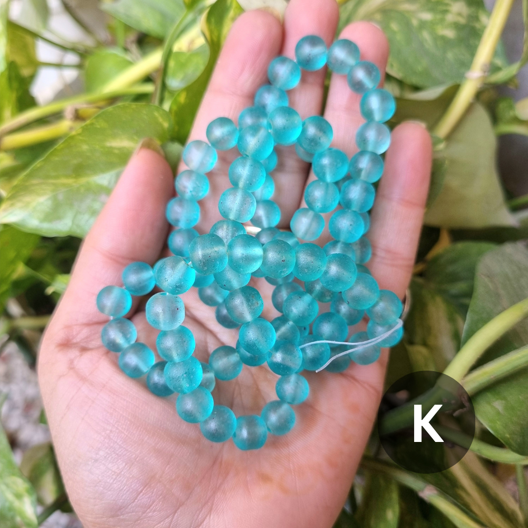 Frost/Matte Glass Beads