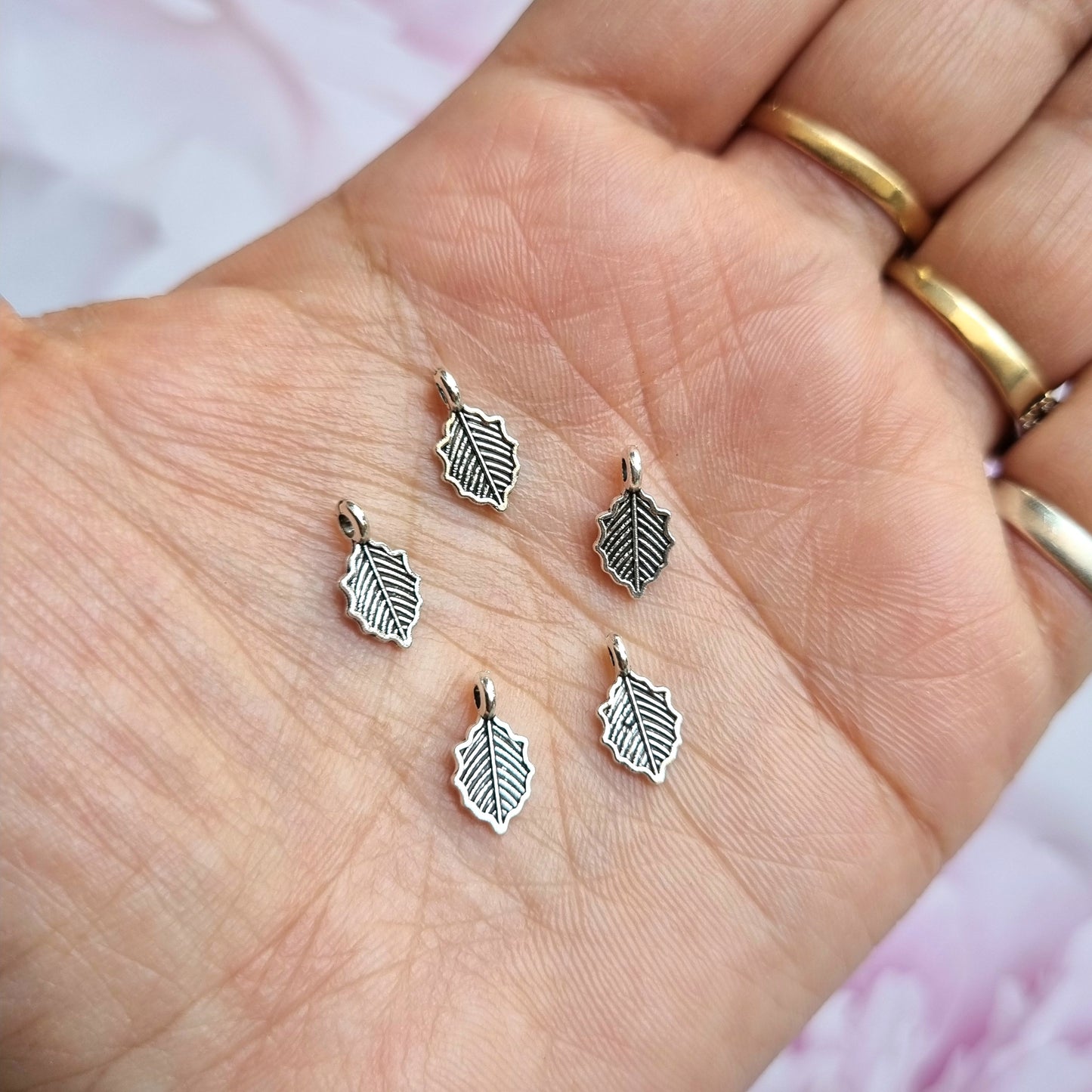 Metal Charms - Leaf