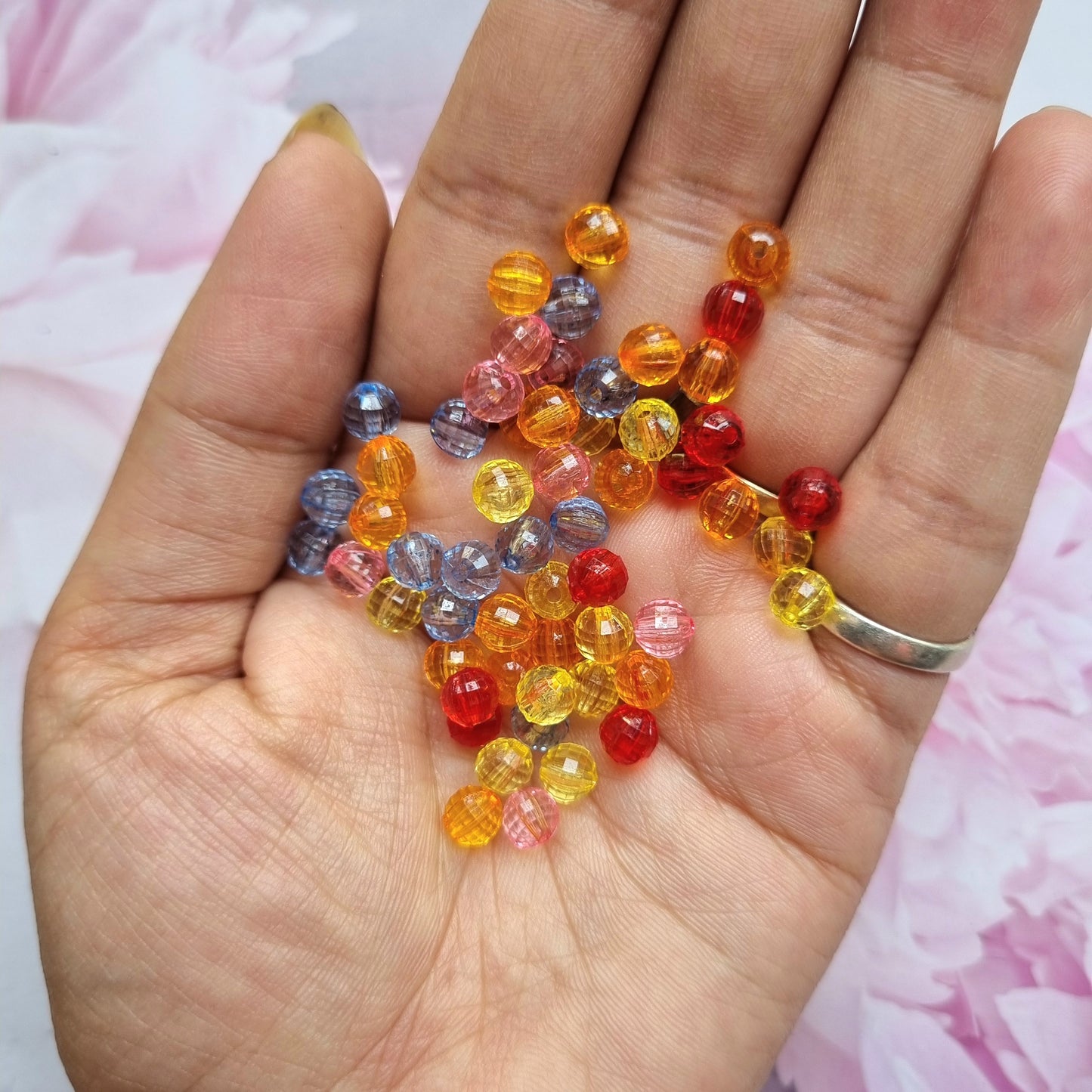 Acrylic Crystal Colorful Beads