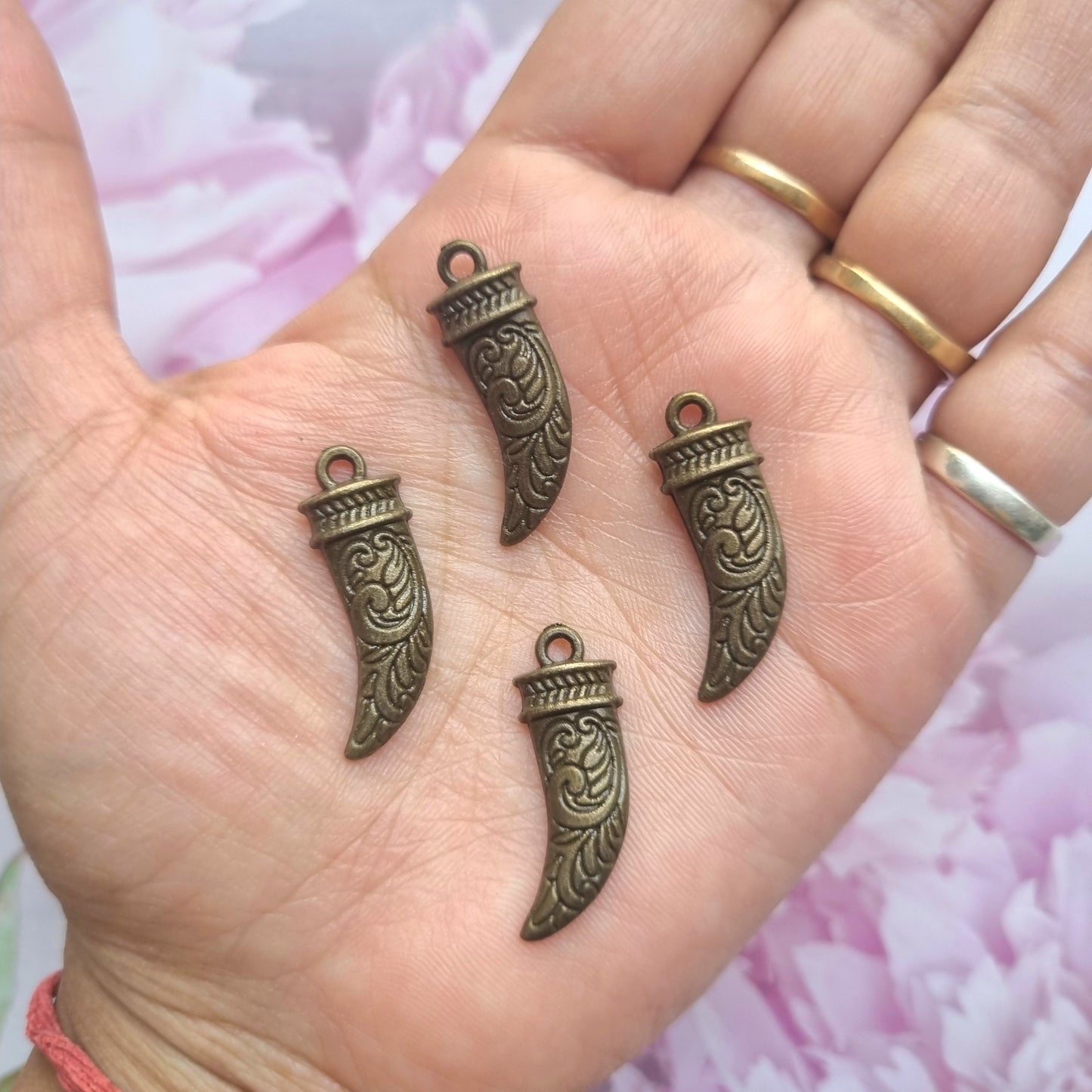 Antique Metal Charms - Dagger