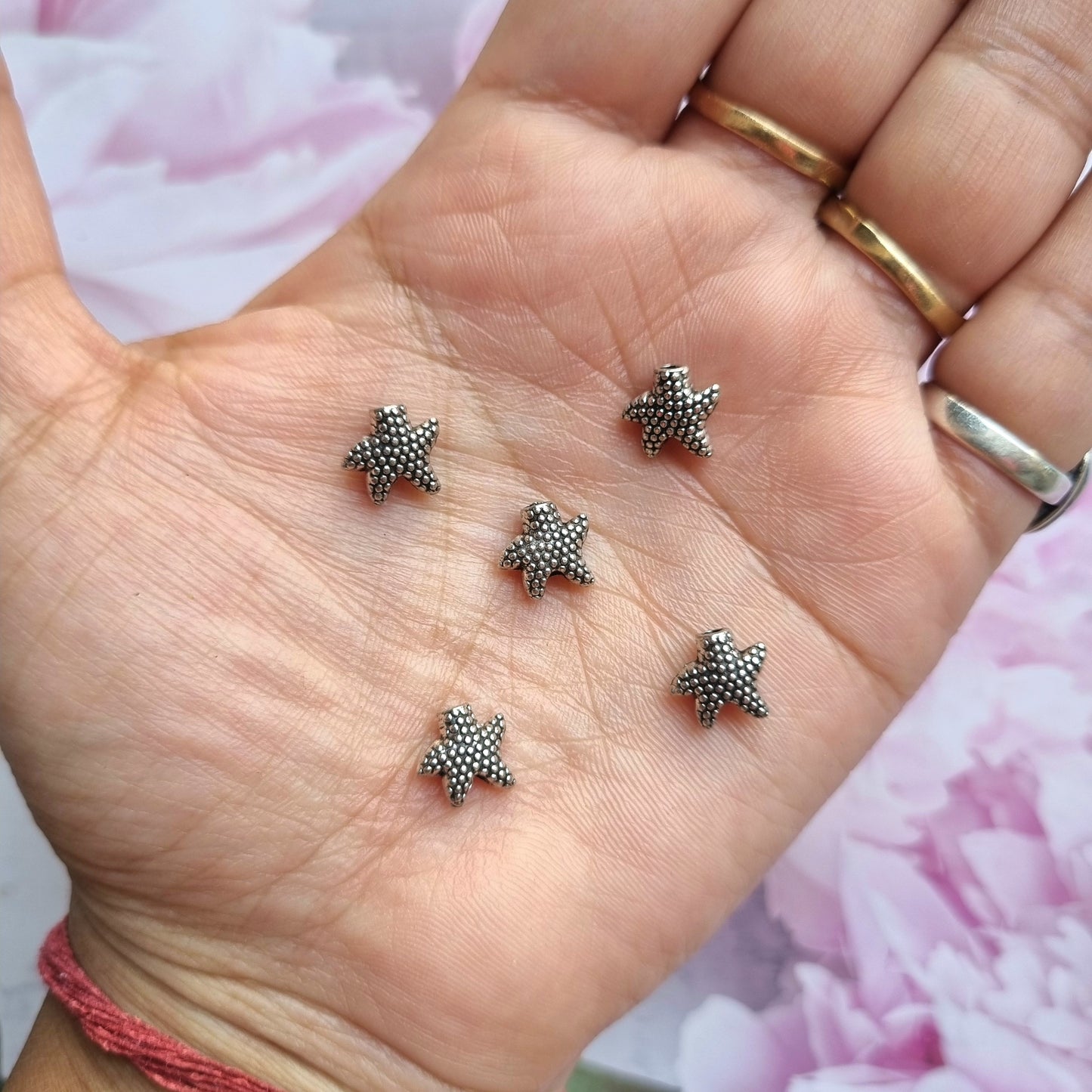 Silver Metal Charms - Starfish