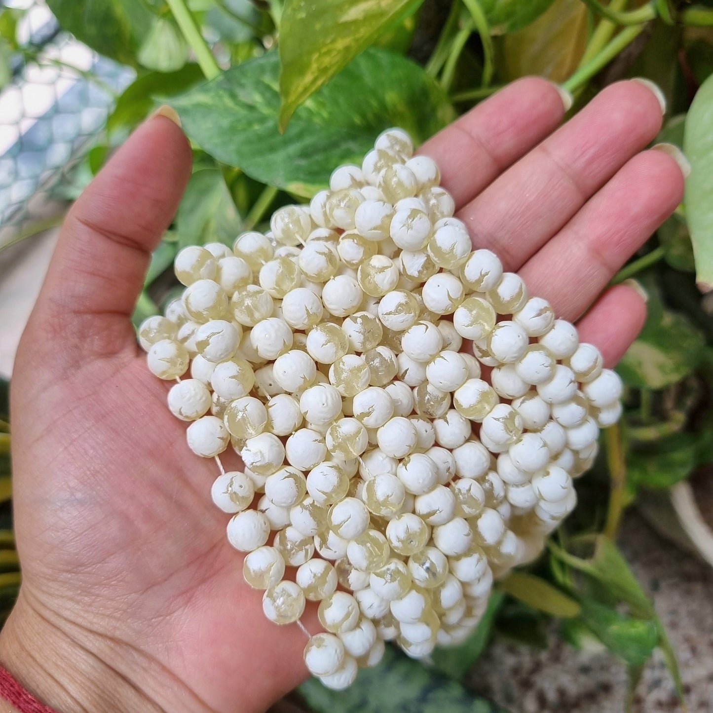 Acrylic Crackle beads
