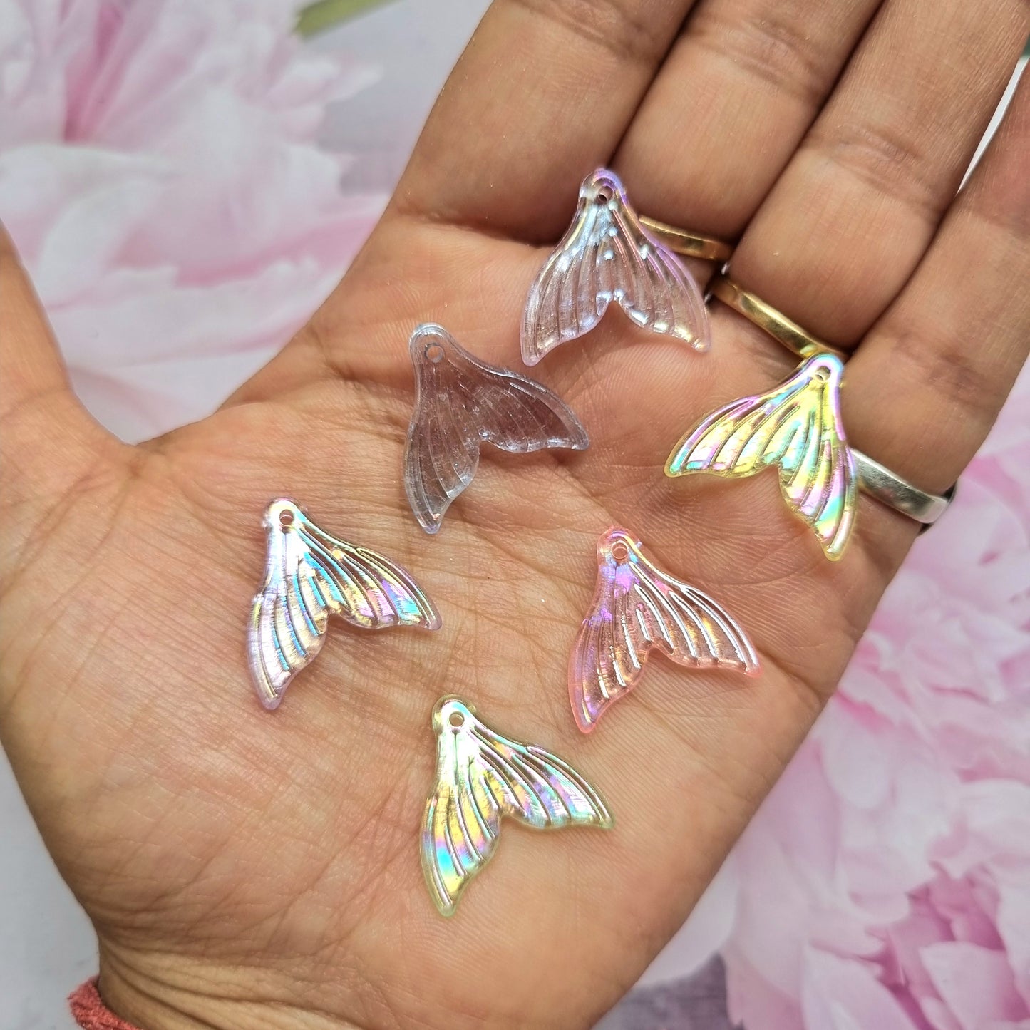 Acrylic Mermaid Tail || AB Plating, Iridescent