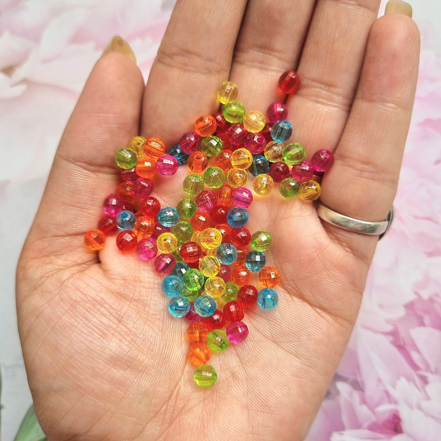 Acrylic Colorful Round Bead