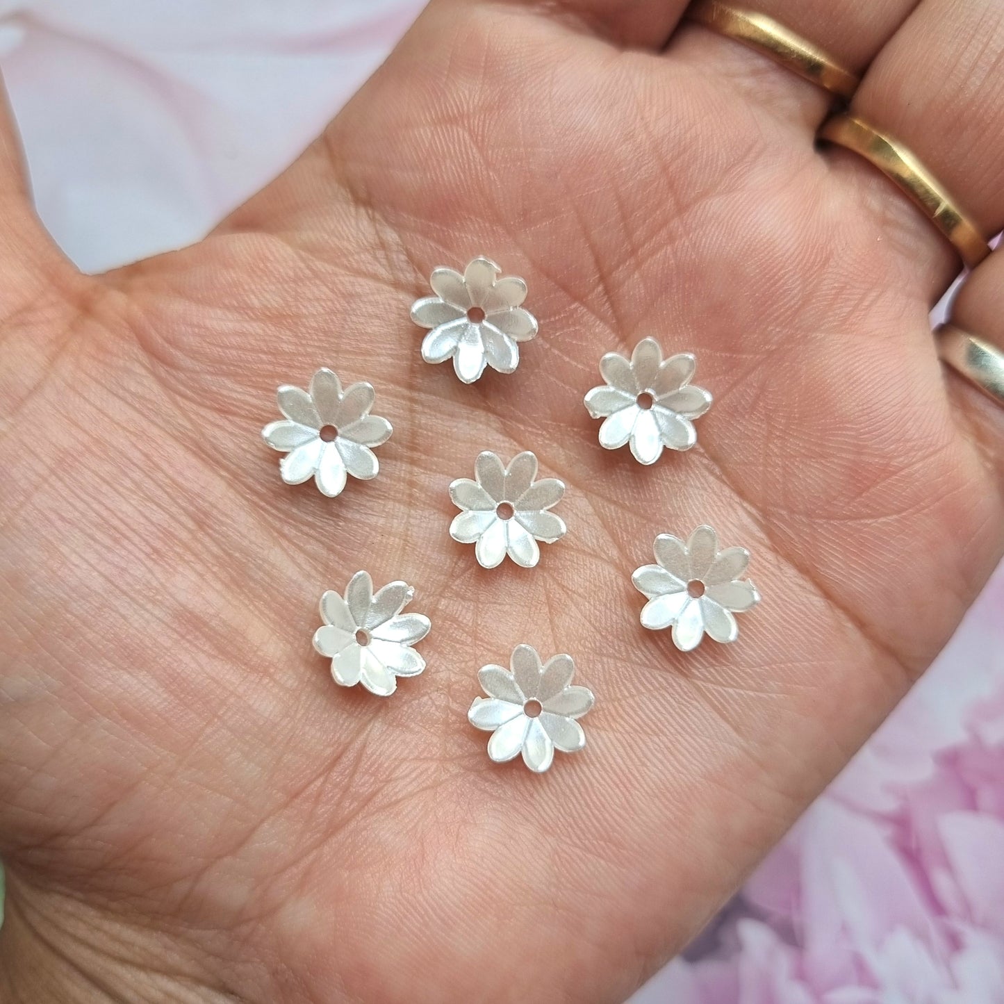 Acrylic Bell Flower caps