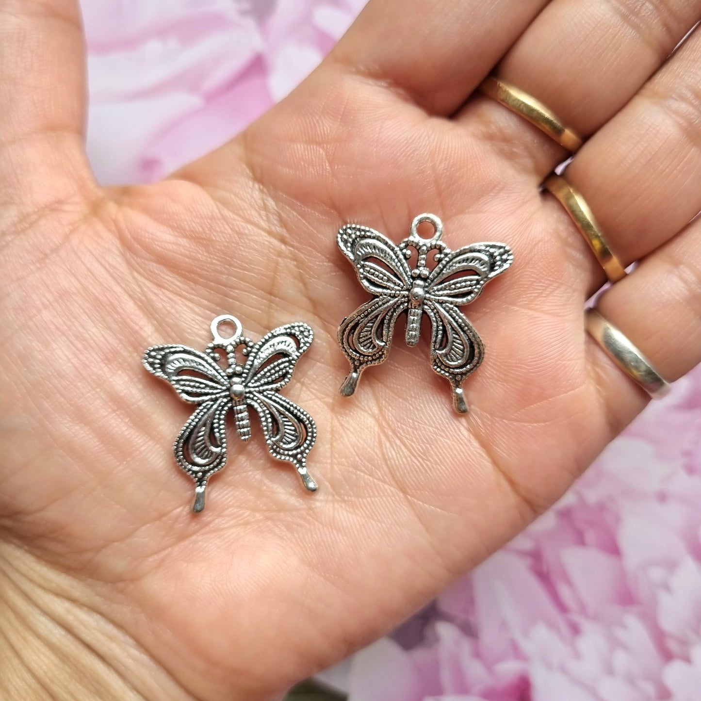 Metal Charms - Butterfly