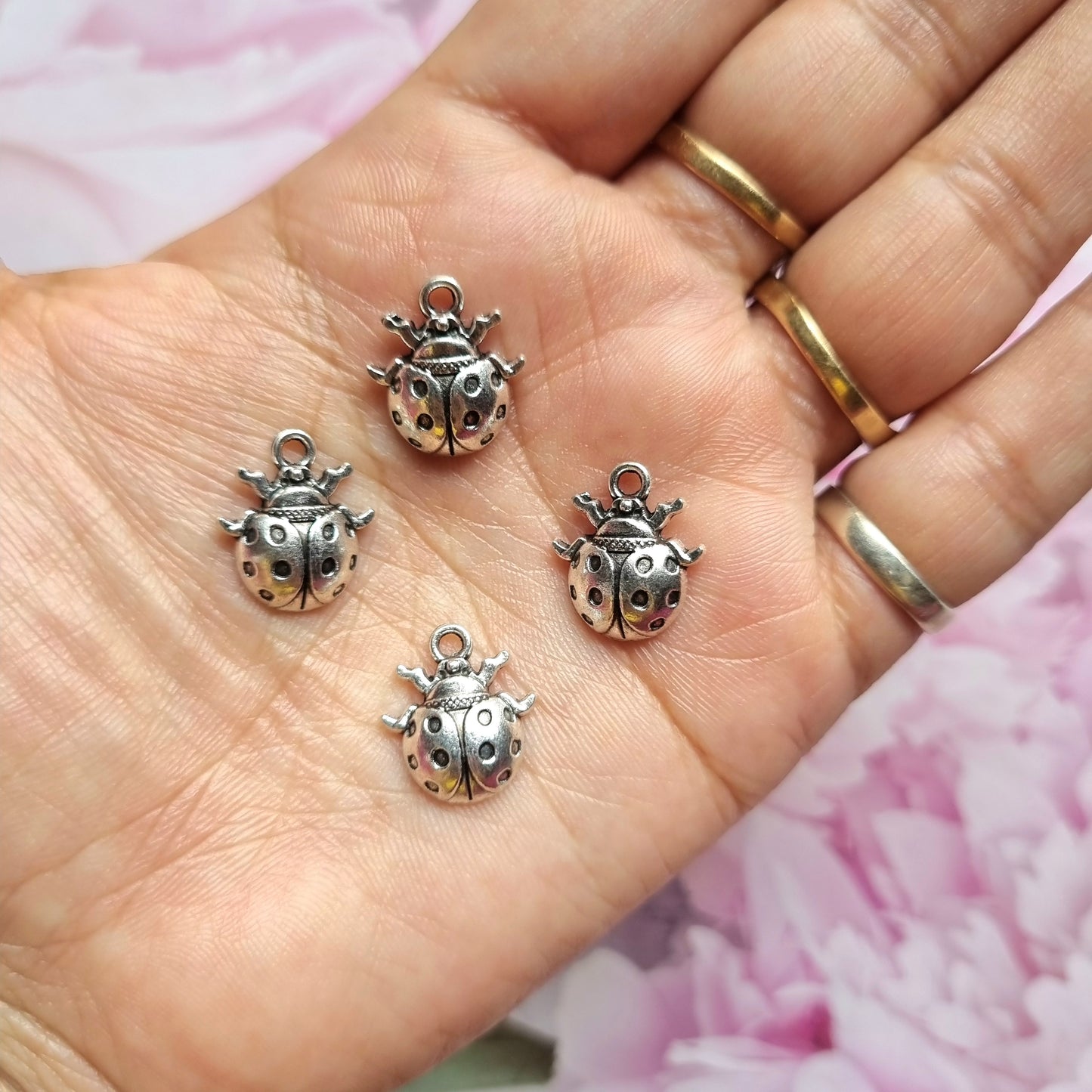 Metal Charms - Lady Bug