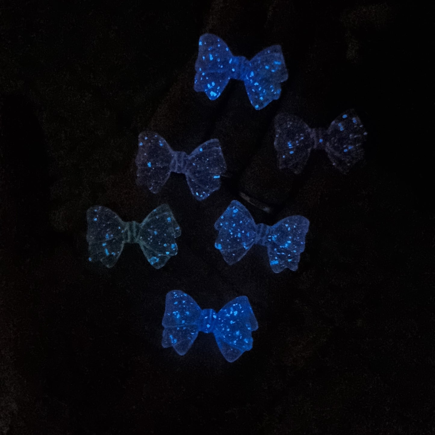 Luminous Transparent Bow Beads