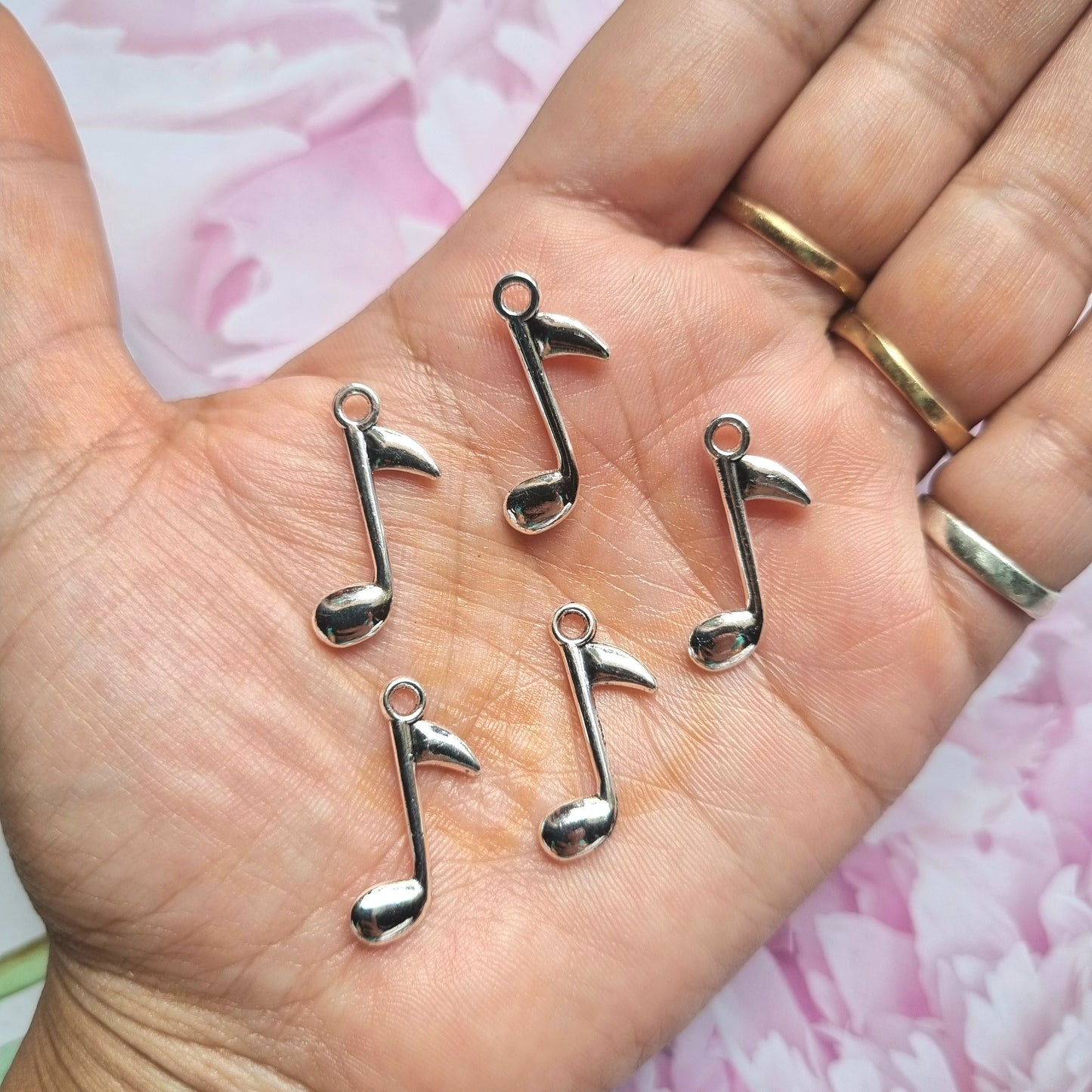 Silver Music Sign Charm