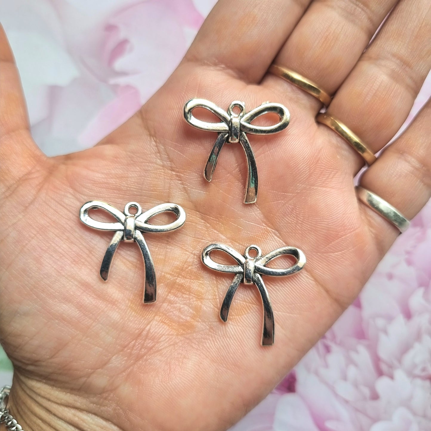 Metal Charms - Bow