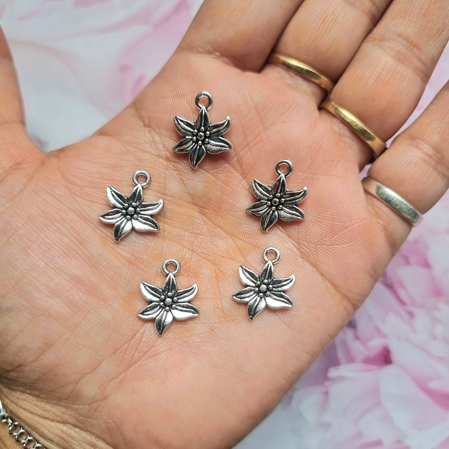 Metal Charms - Flower