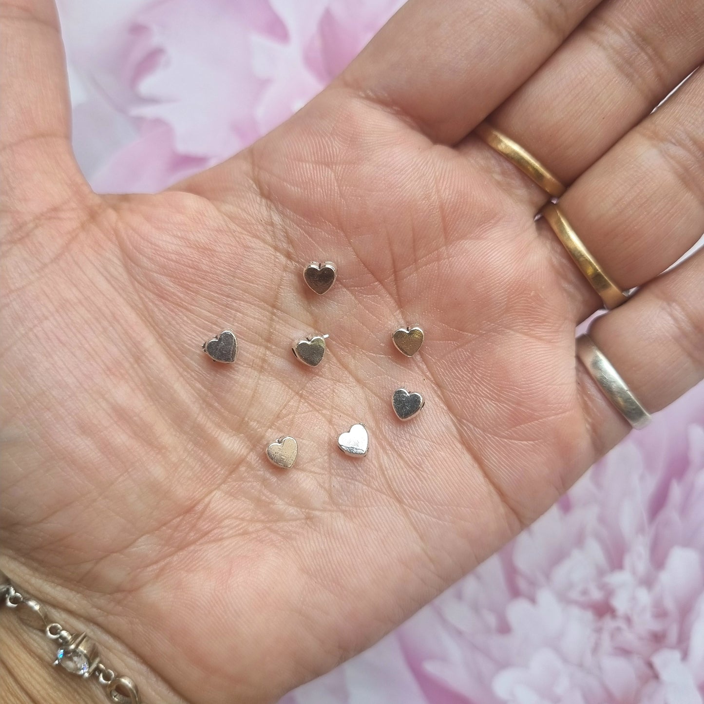 Metal Charms - Heart Bead