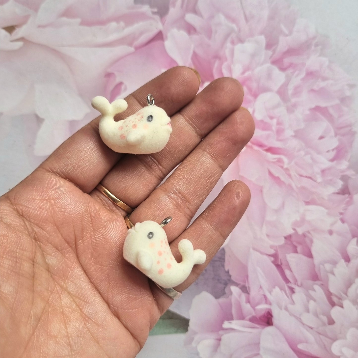Resin Charms - Flocky Dolphon