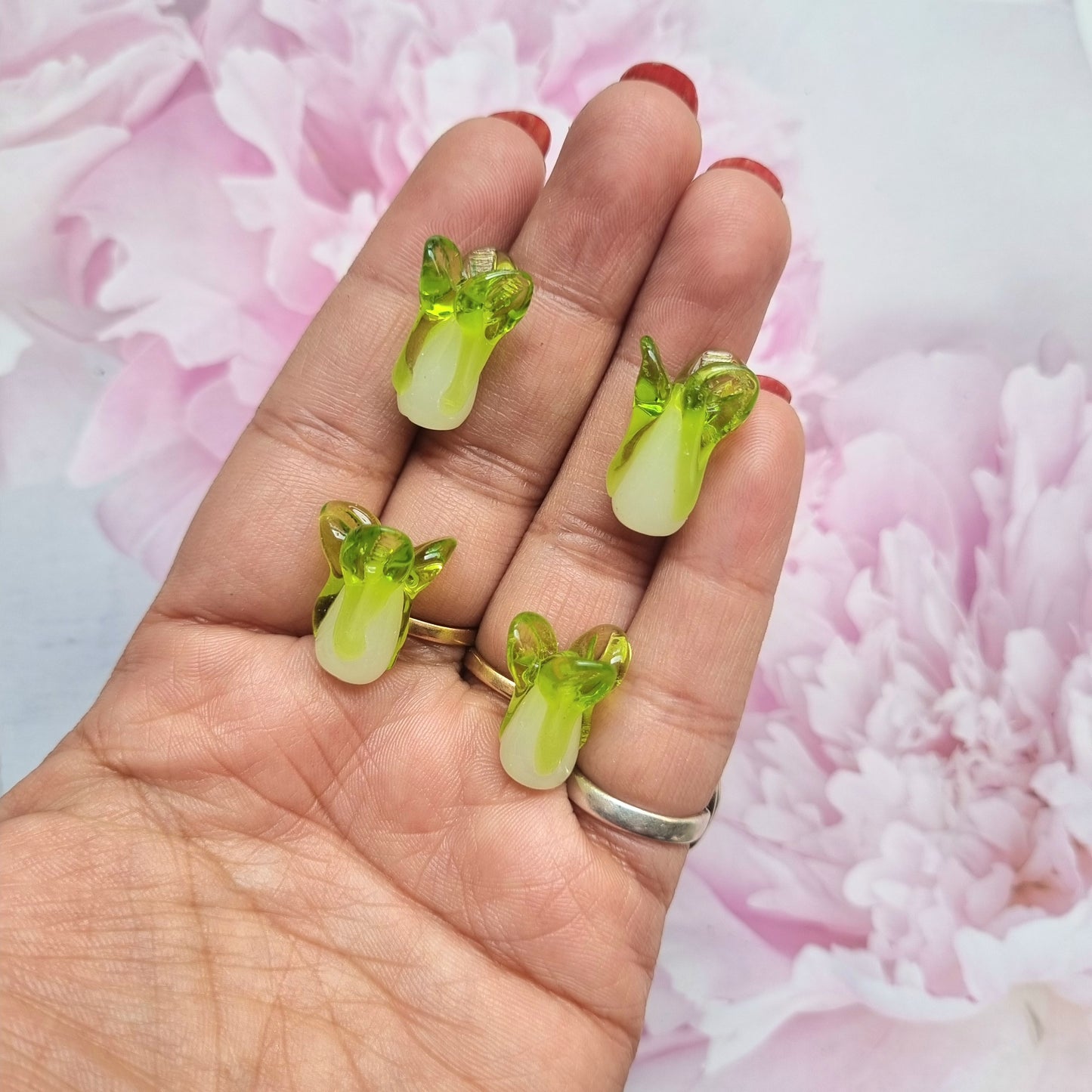 Glass Beads | Lampwork Beads - Cabbage