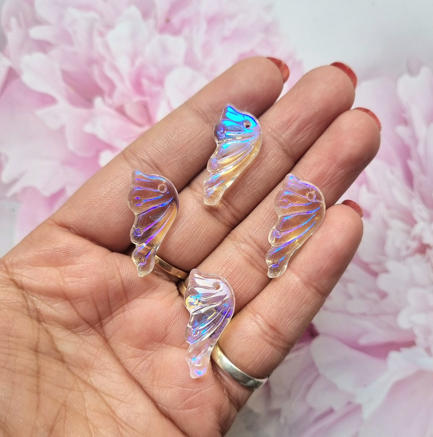 Glass Beads - Butterfly Wing