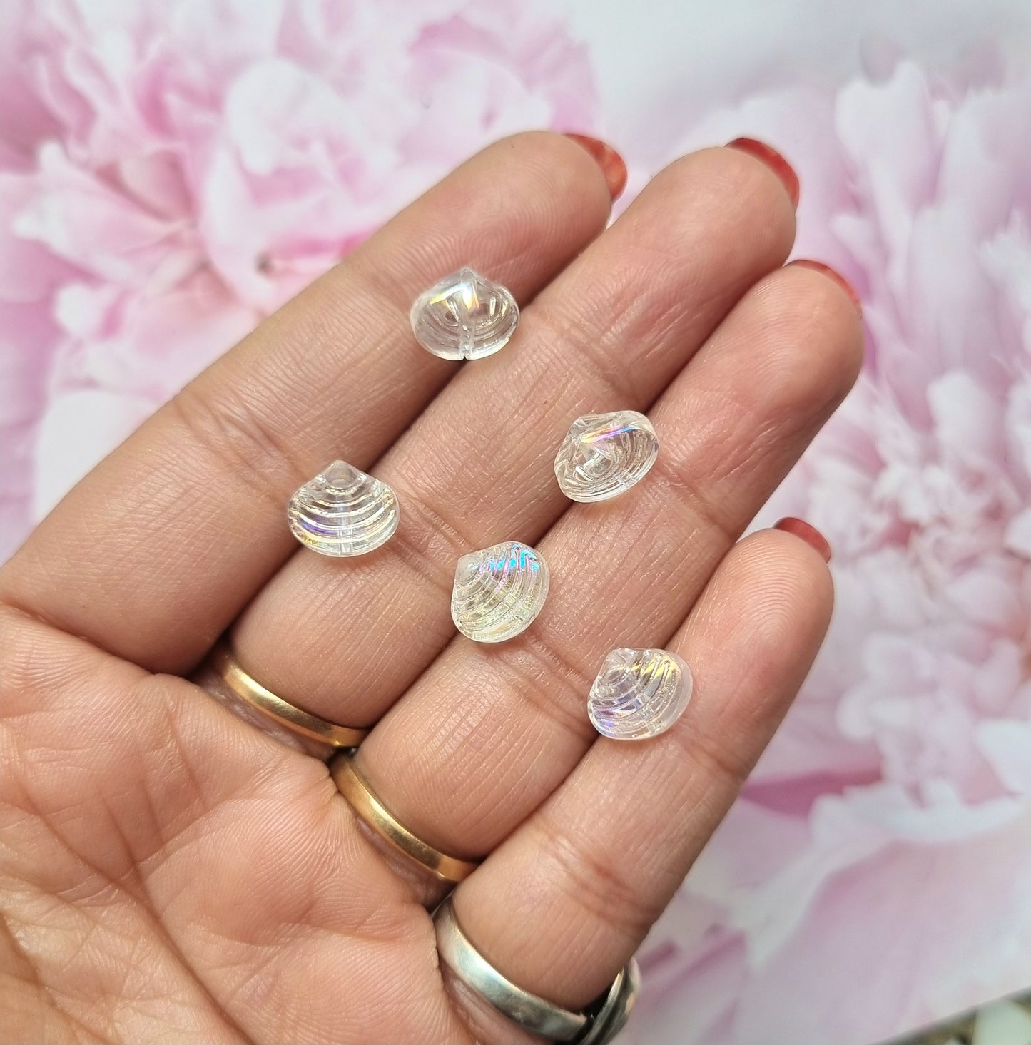 Glass Beads - Shell
