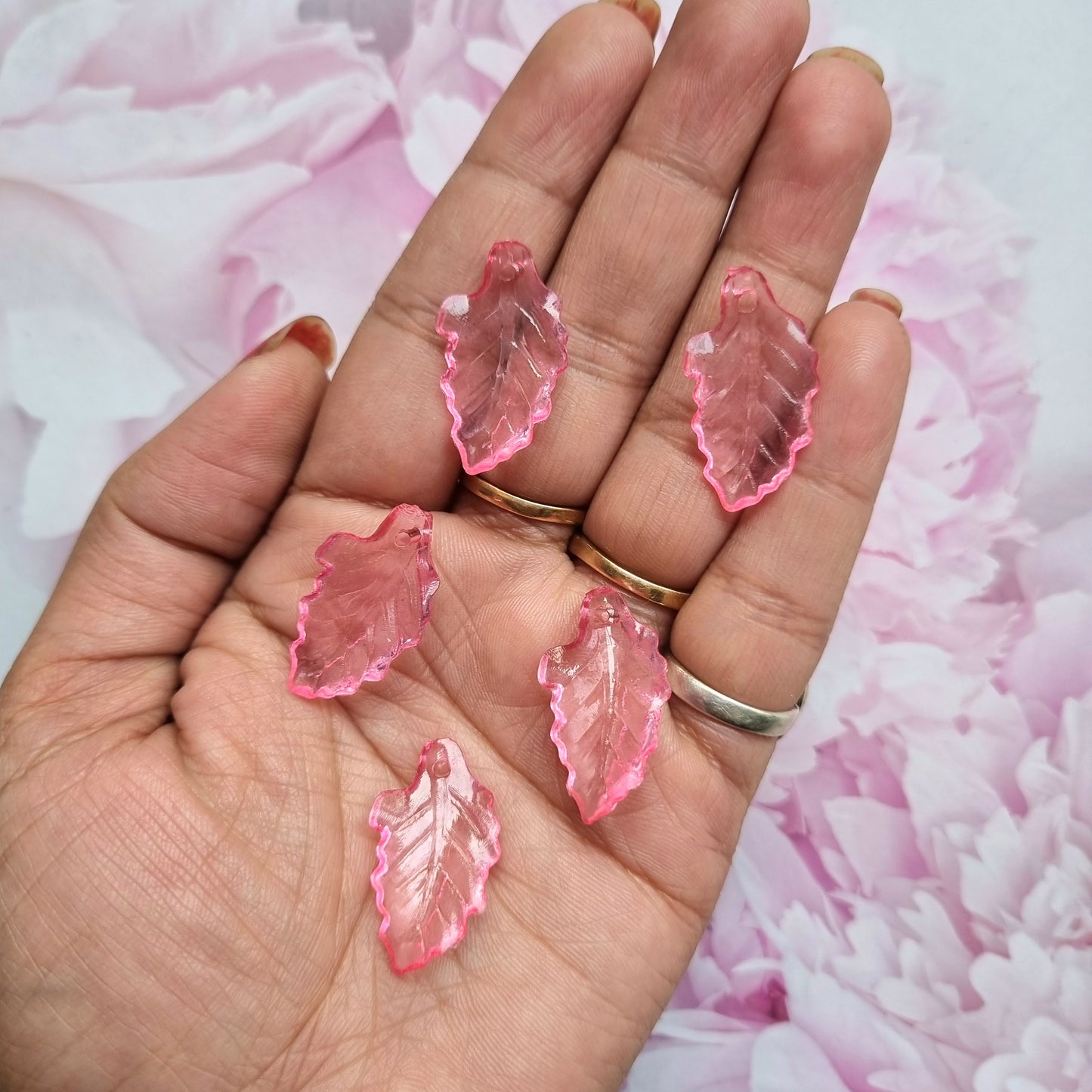 Acrylic Petal Beads