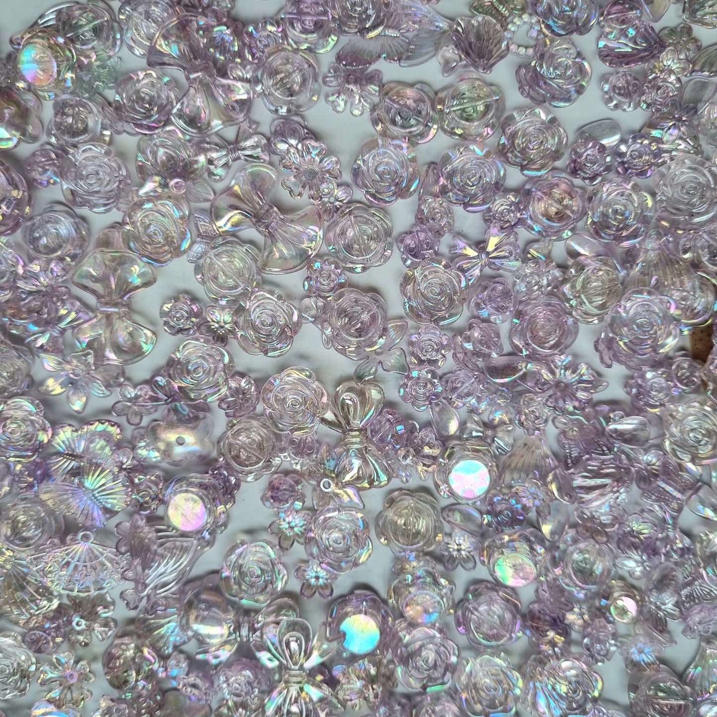Acrylic Beads Soup - Purple