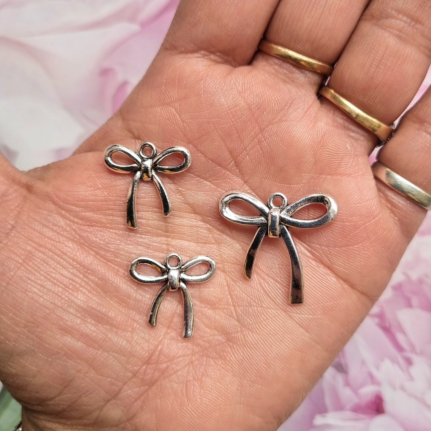 Metal Charms - Bow