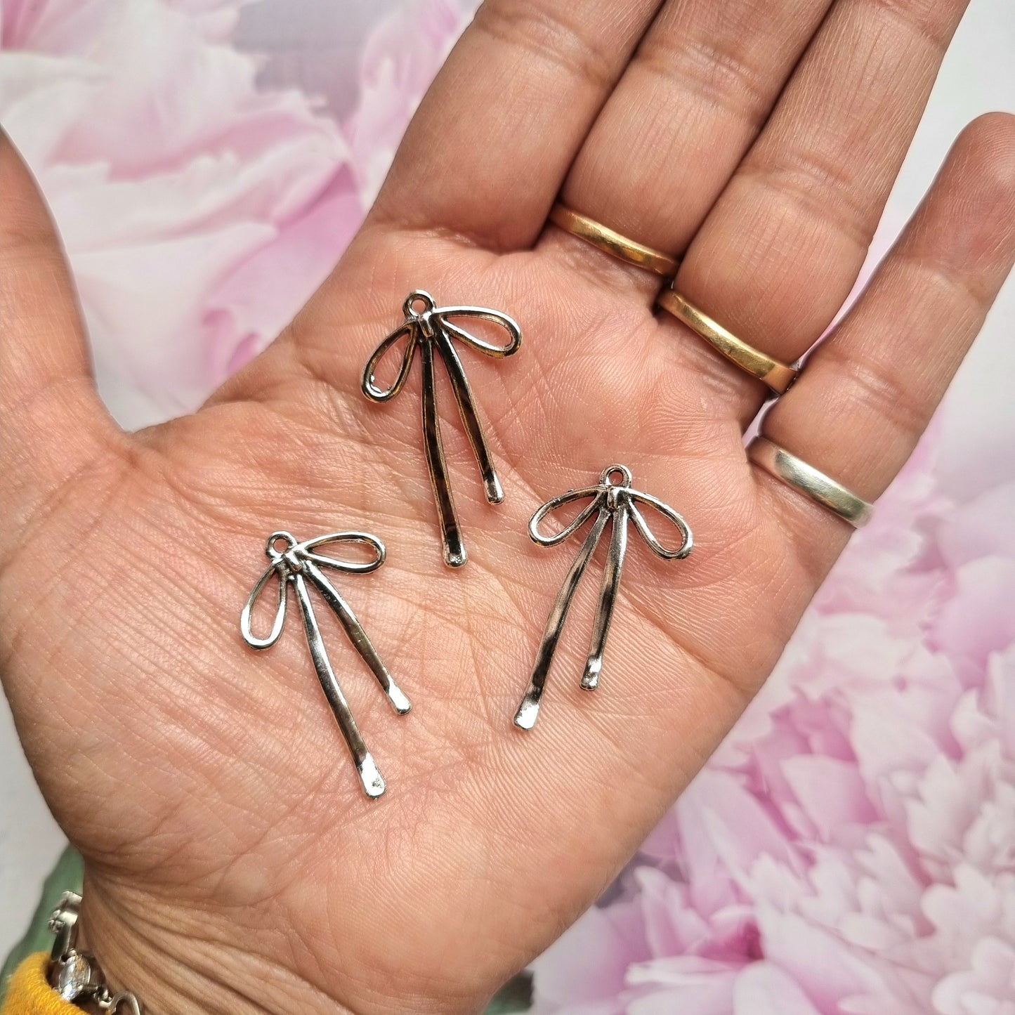 Metal Charms - Bow