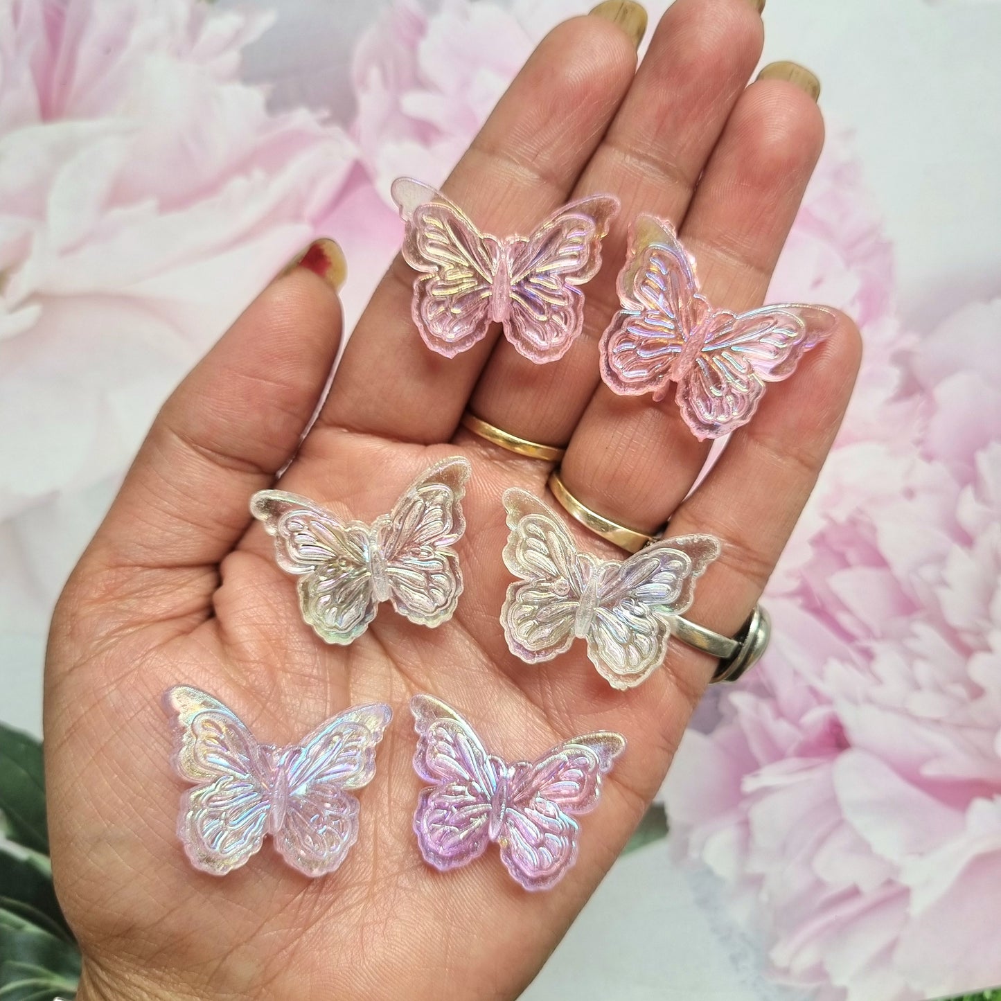 Acrylic Butterfly Beads