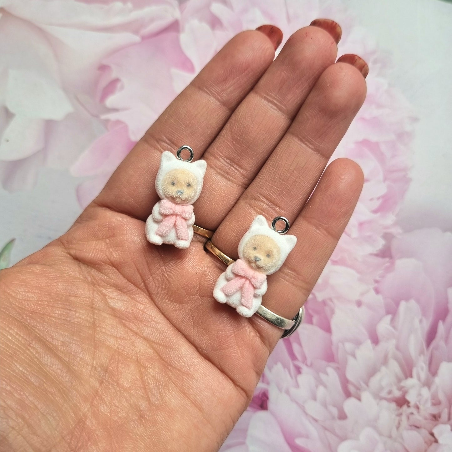 Resin Charms - Flocky Bear