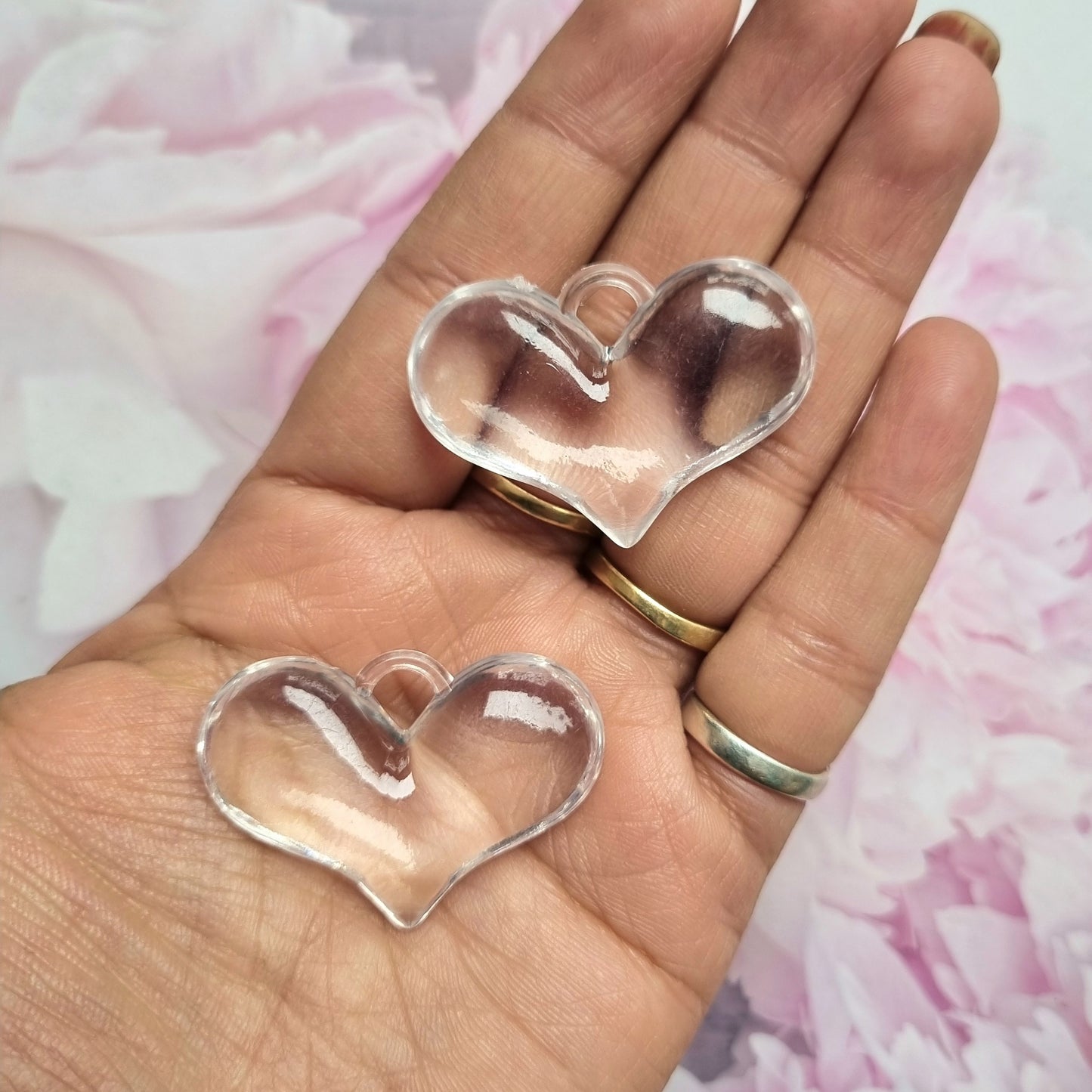 Acrylic Transparent Heart Hangings