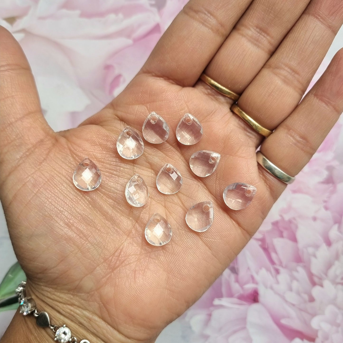 Acrylic Transparent Drop Beads