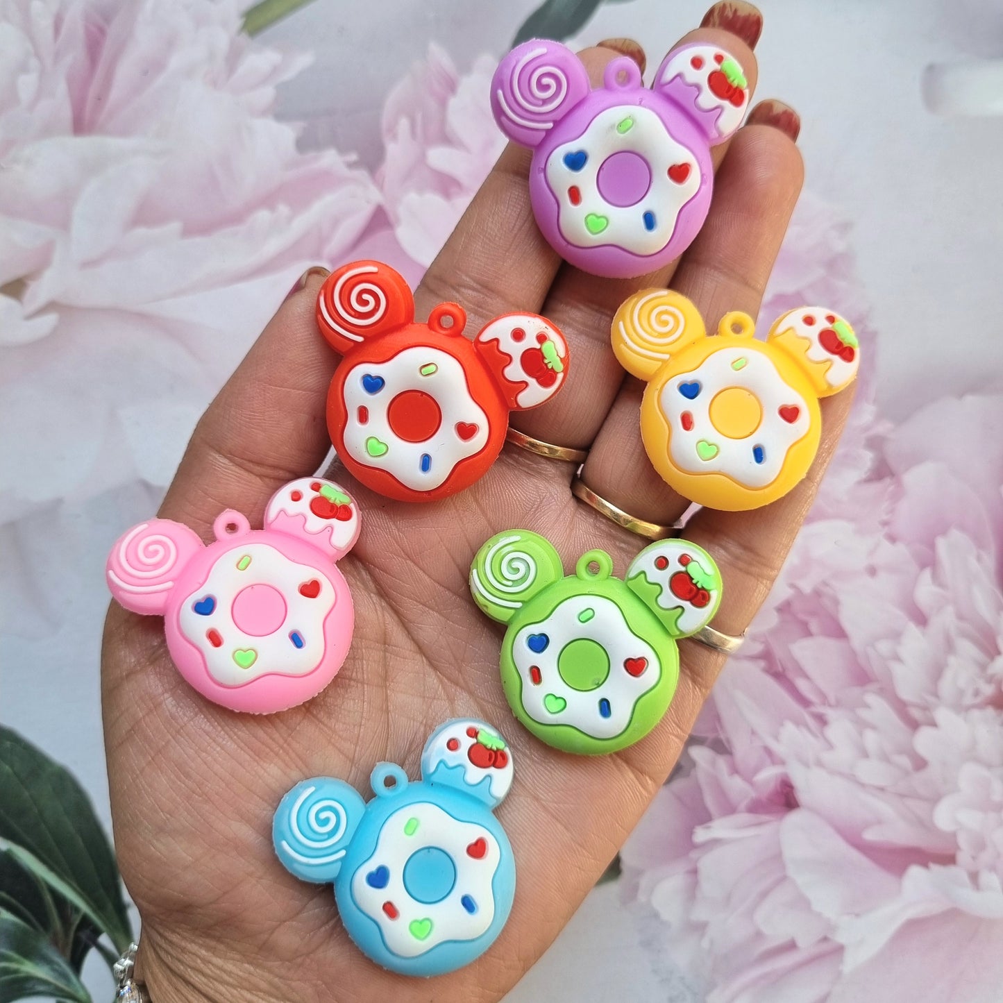 Silicon Charms - Mickey Donut