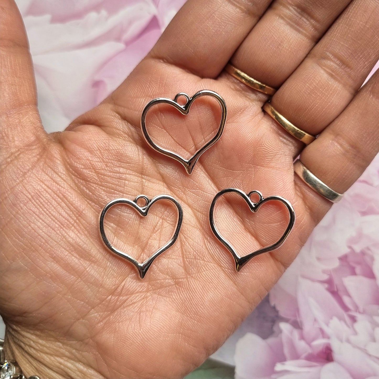 Metal Charms - Heart