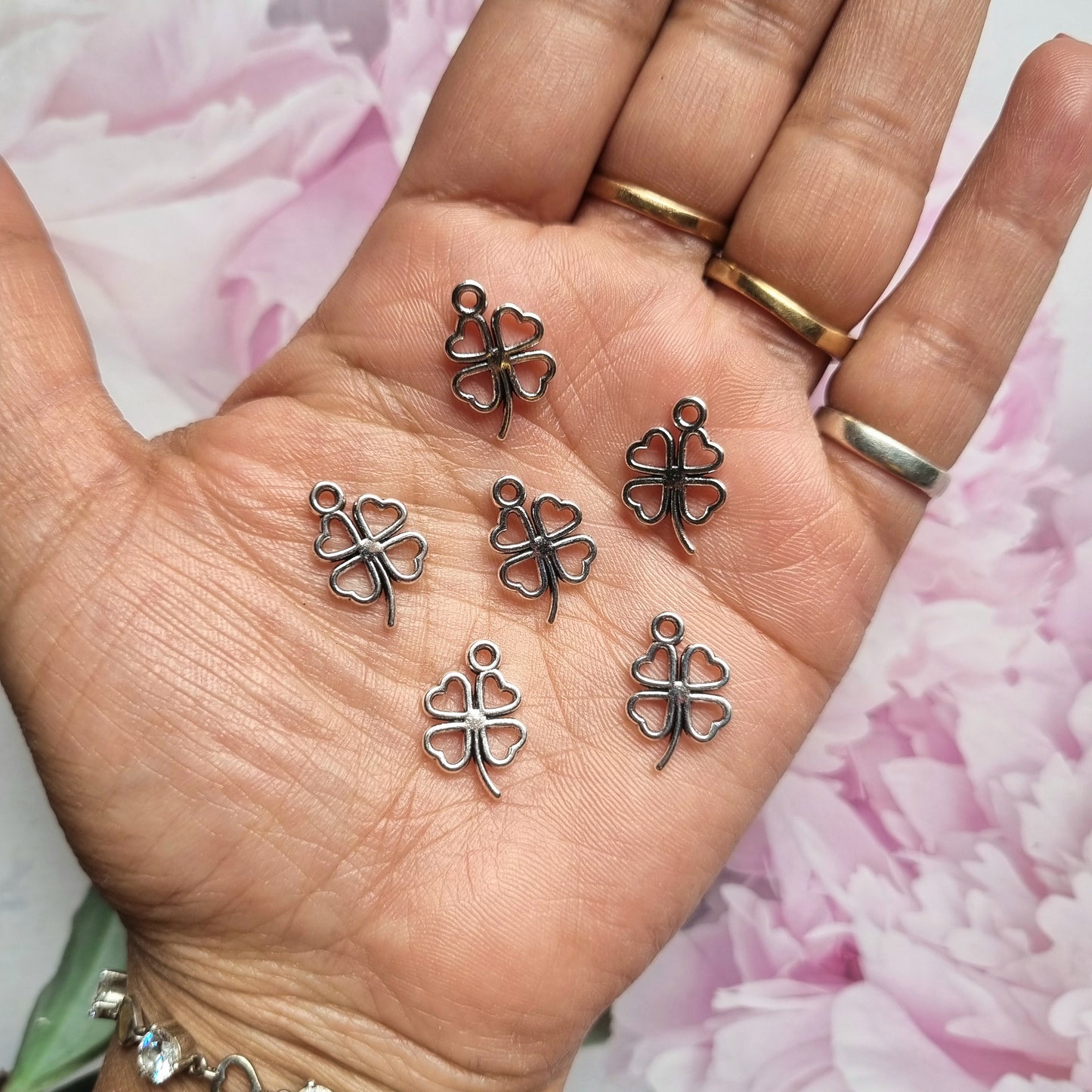 Metal Charms - Clover