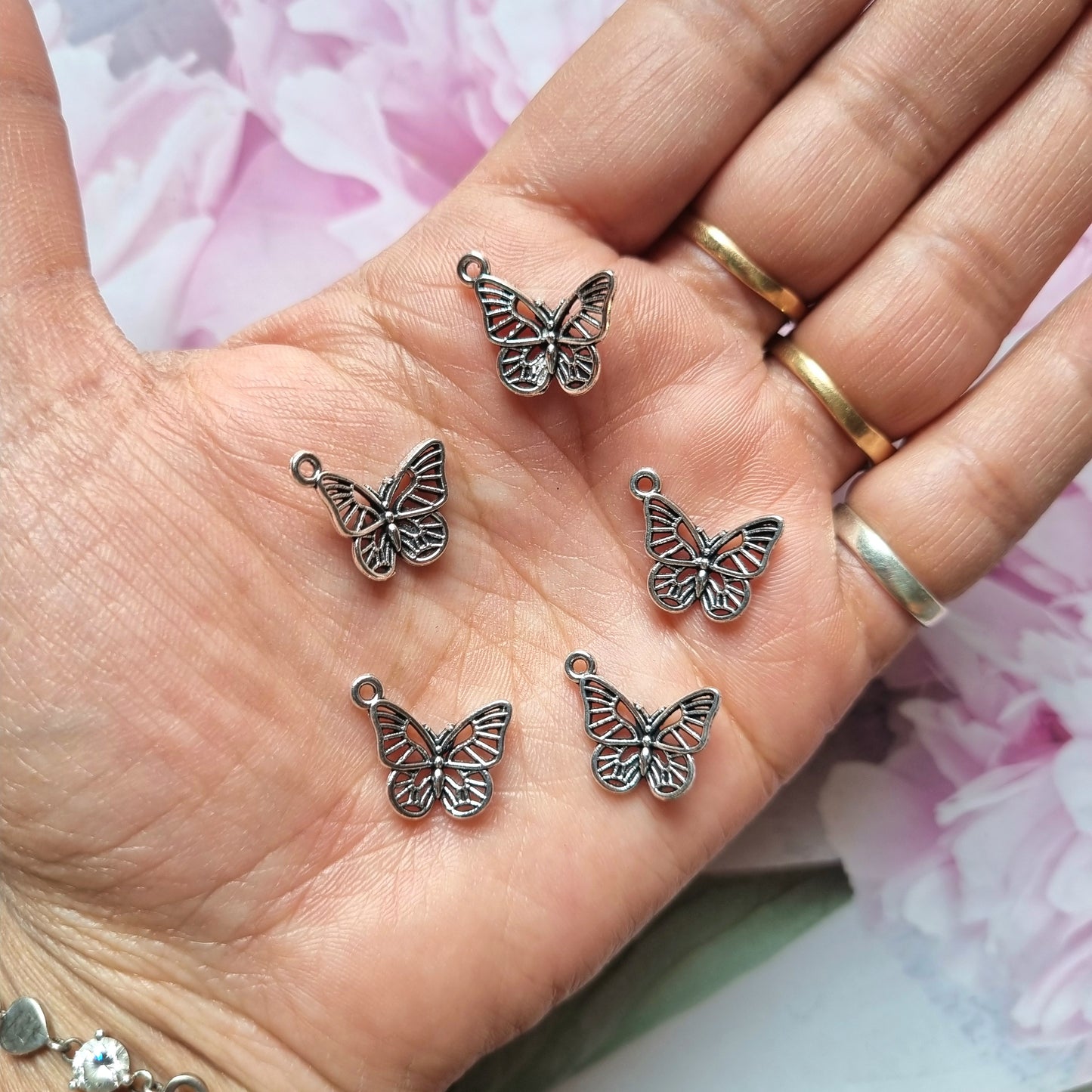 Metal Charms - Butterfly