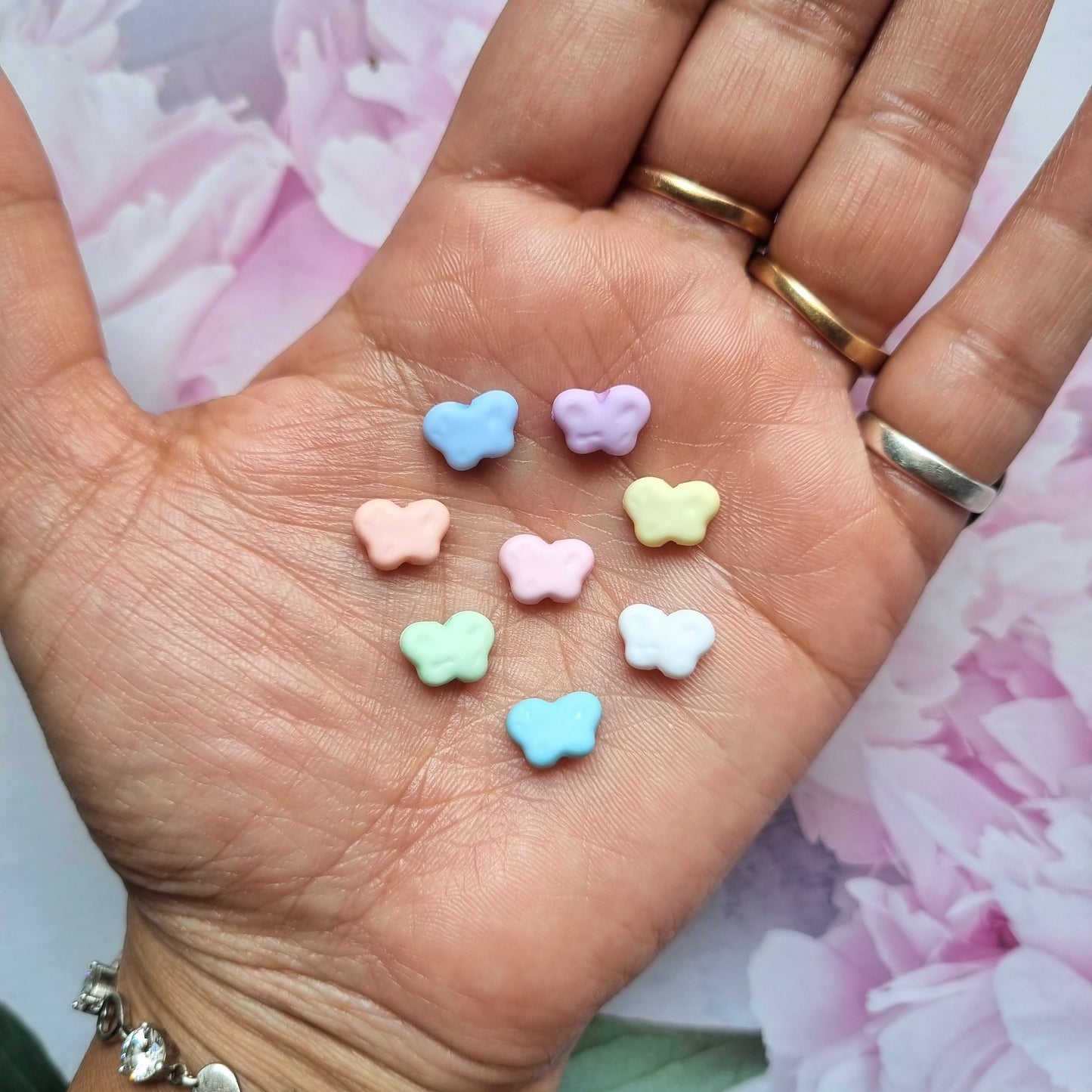 Pastel Butterfly Beads