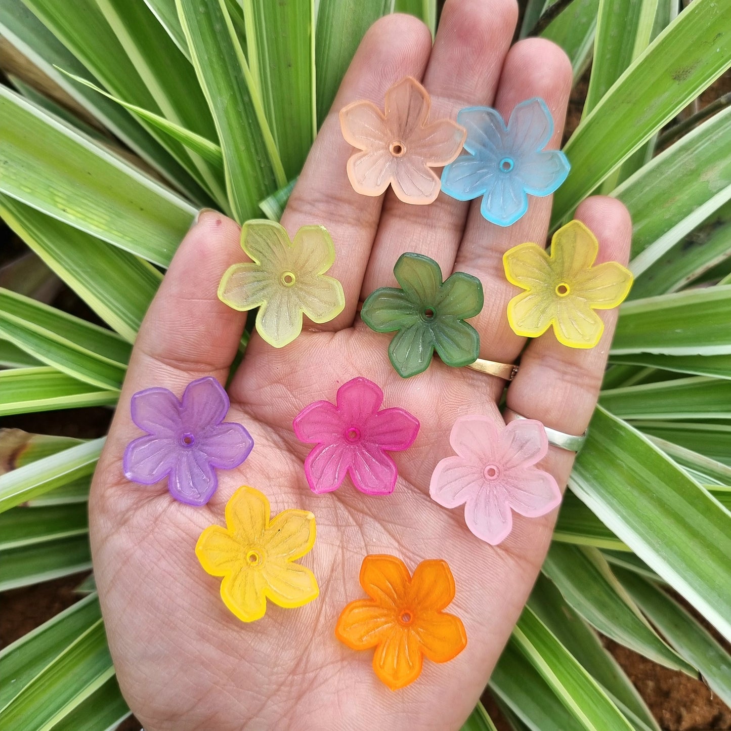 Acrylic Frost Flower Caps