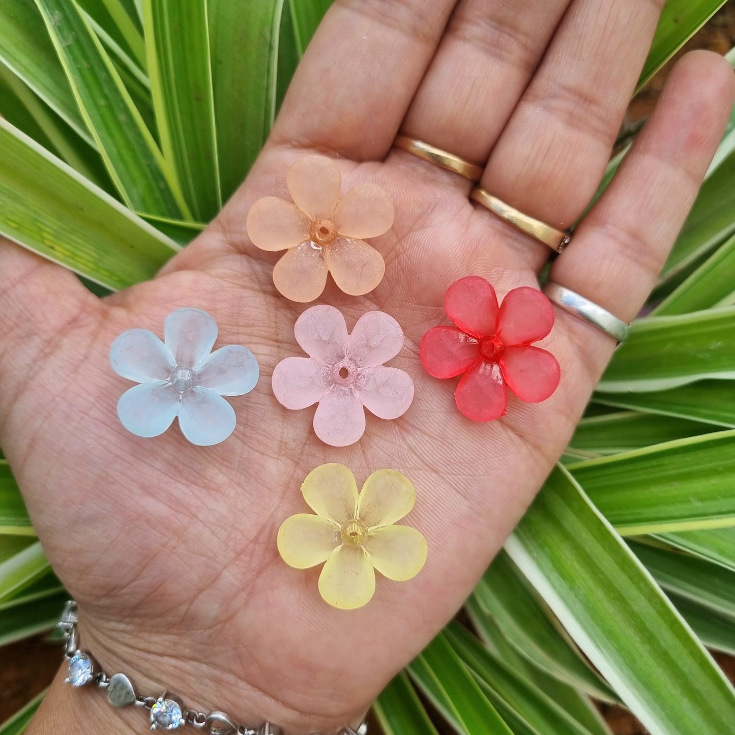 Acrylic Frost Flower Caps