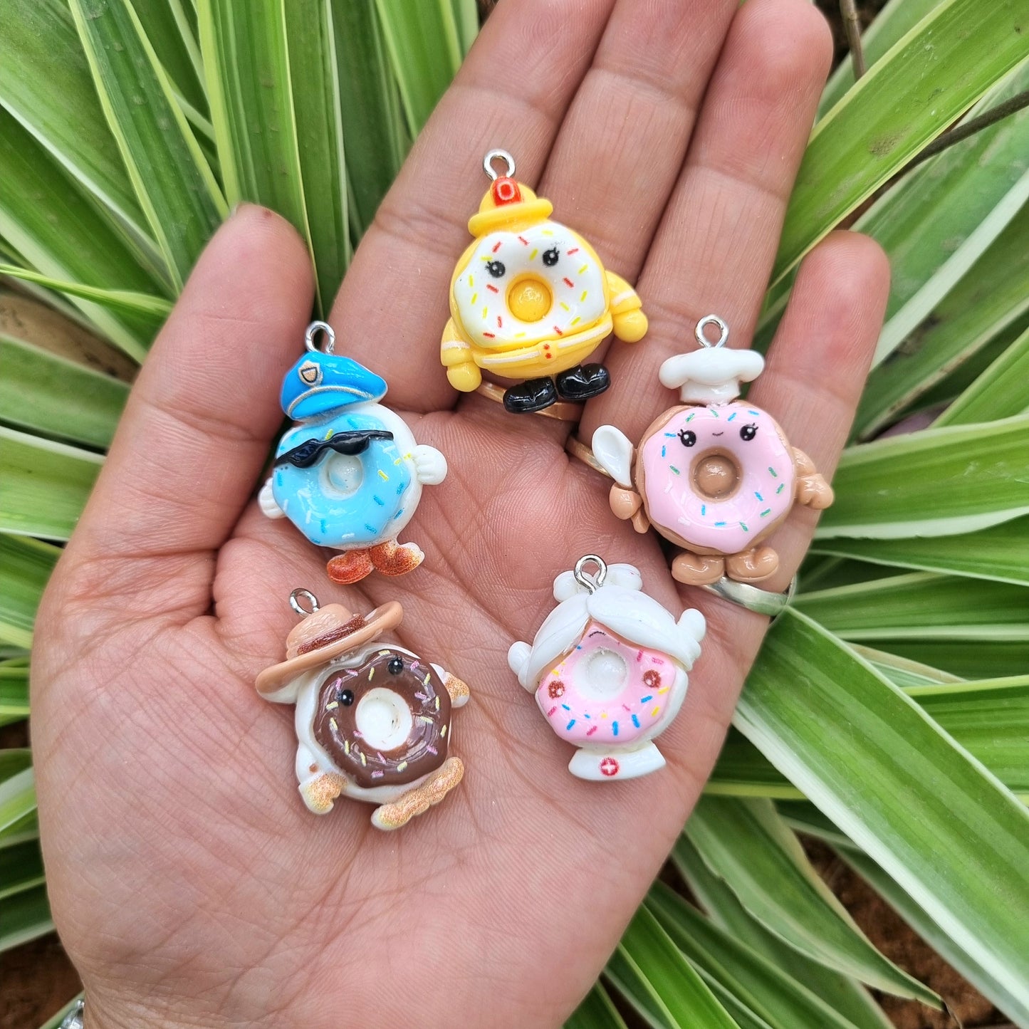 Resin Charms - Donut Man
