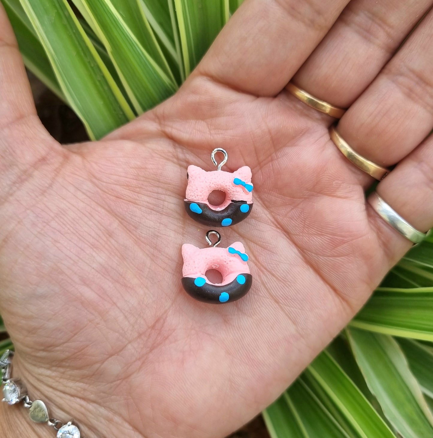 Resin Charms - Donut Cat