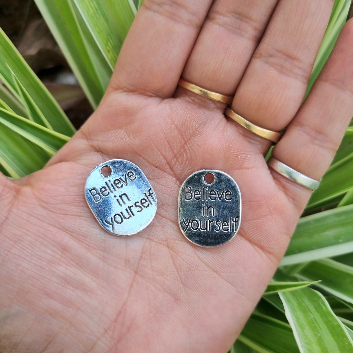 Metal Charms - Believe in yourself