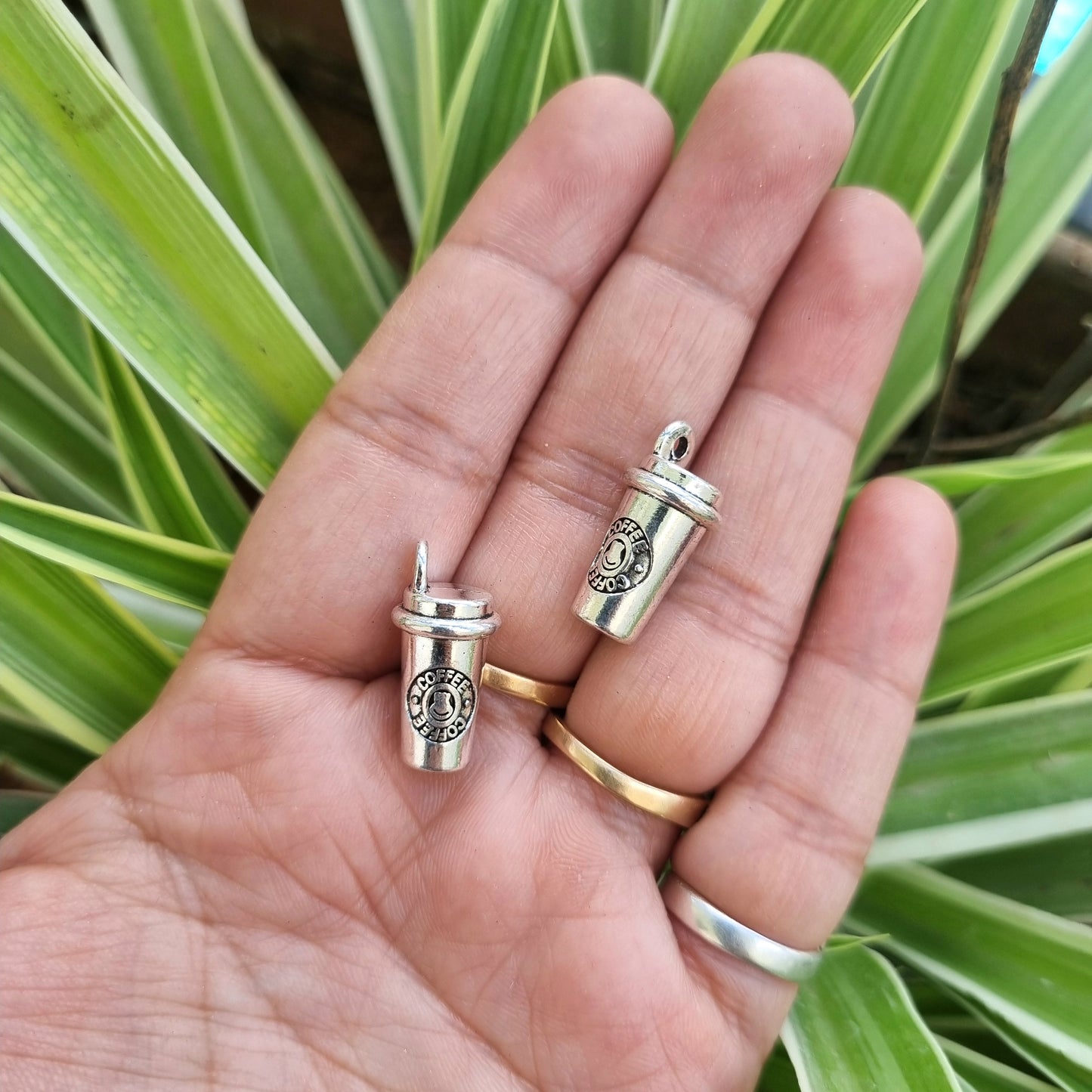 Metal Charms - Coffee Cup