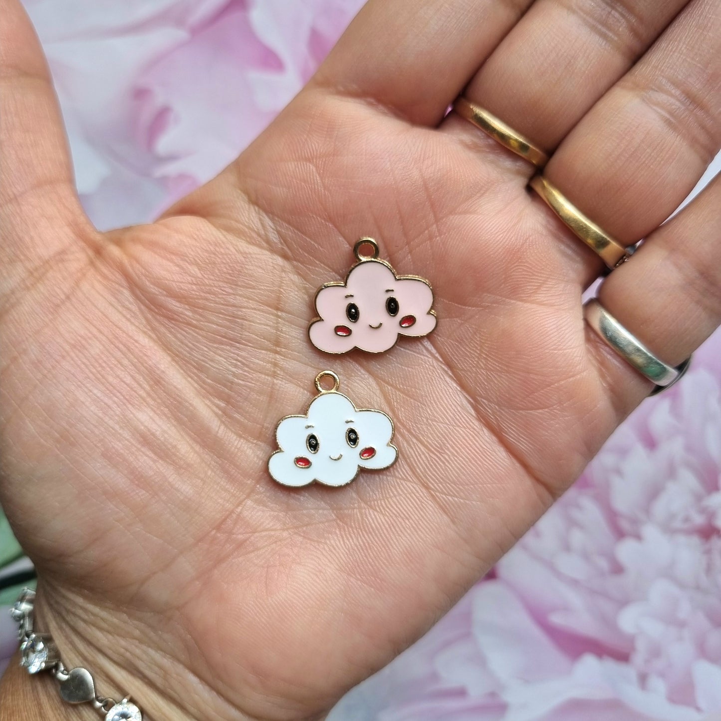 Enamel Charms - Cloud