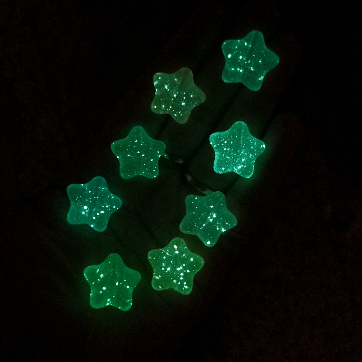 Acrylic Luminous Star beads