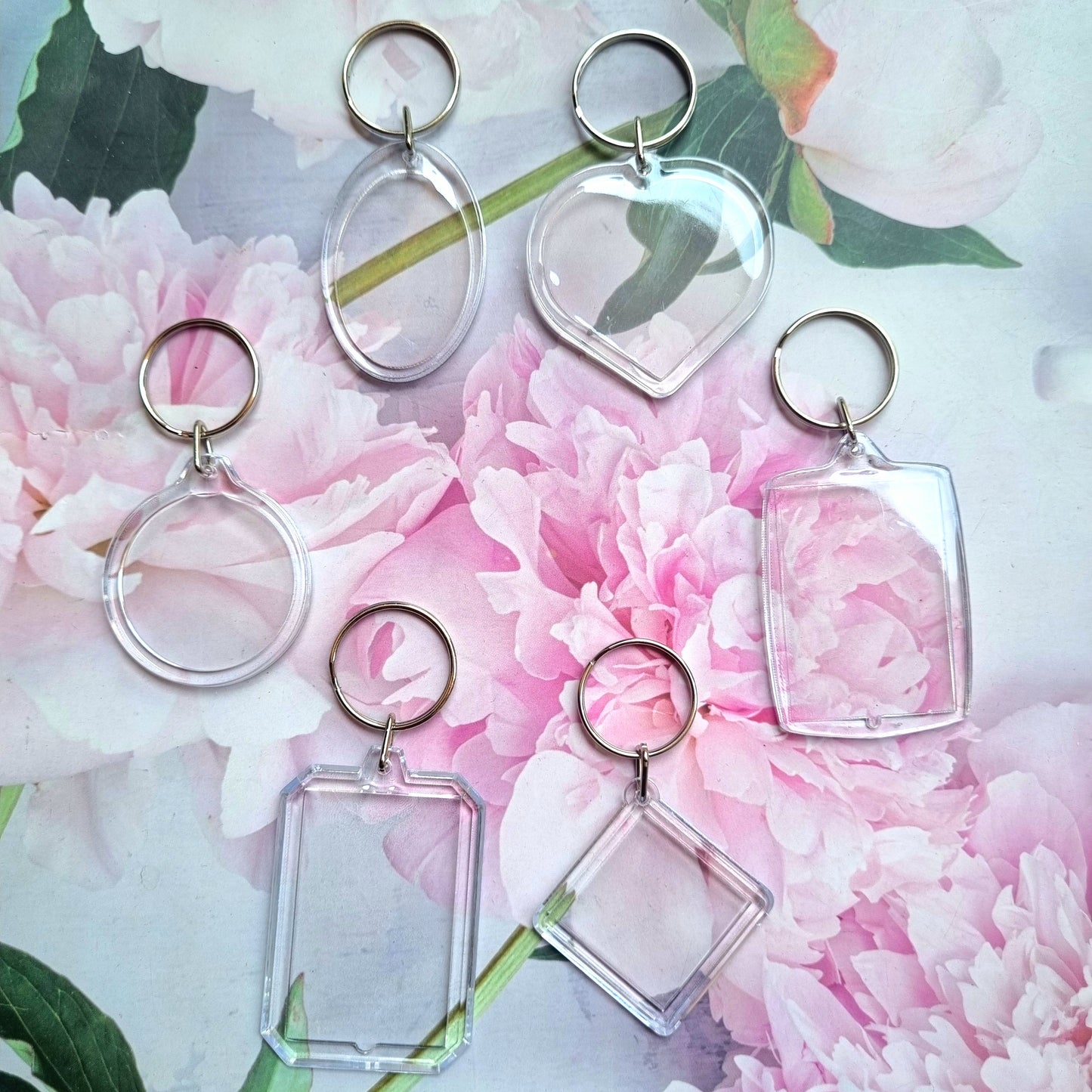 Acrylic Photo Frame Key Chain