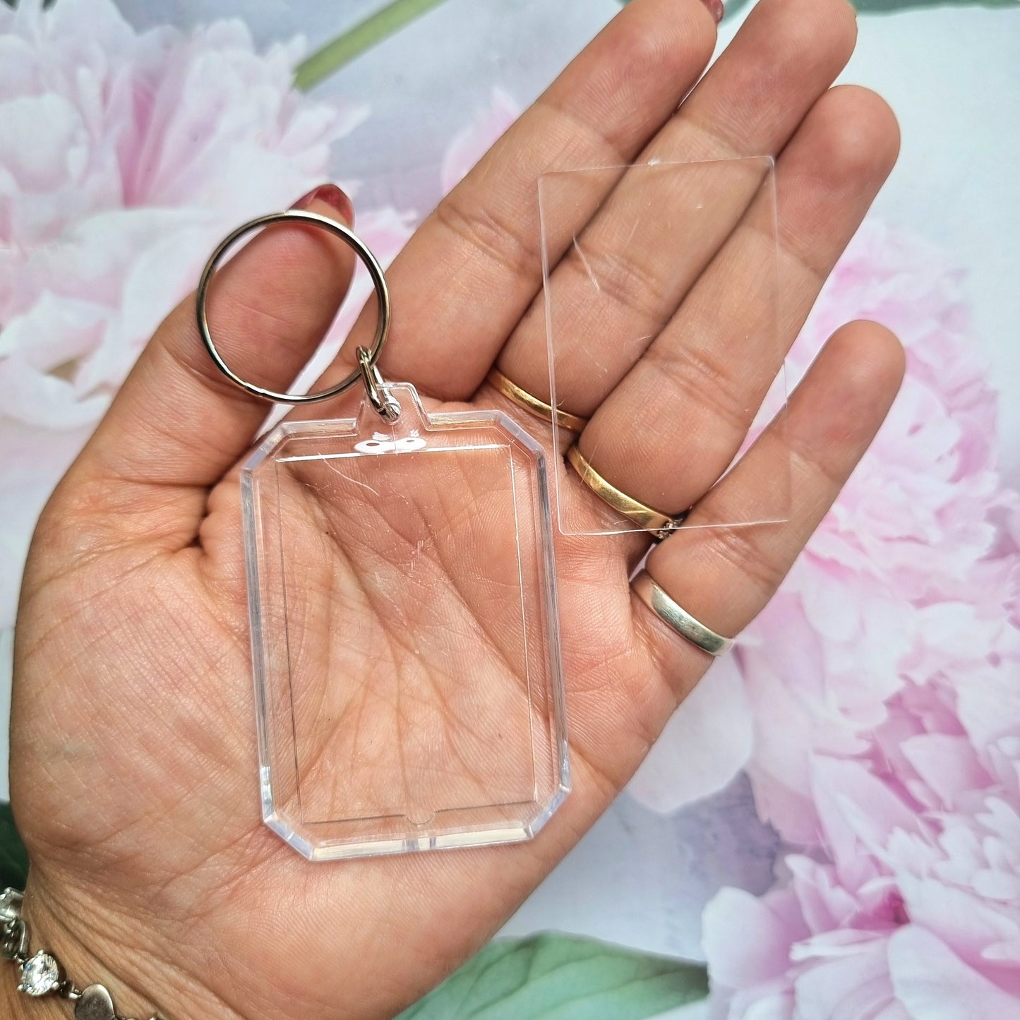 Acrylic Photo Frame Key Chain