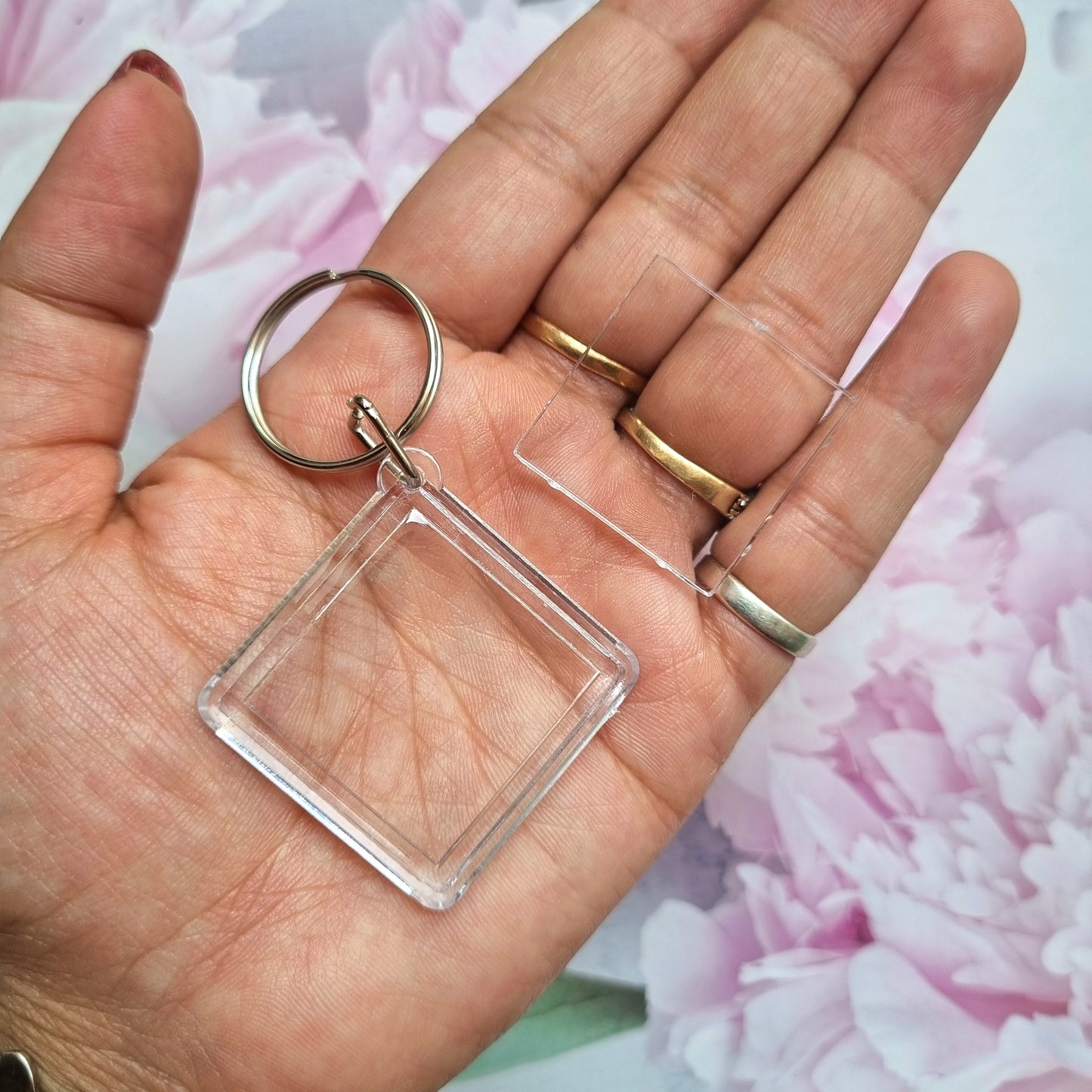 Acrylic Photo Frame Key Chain